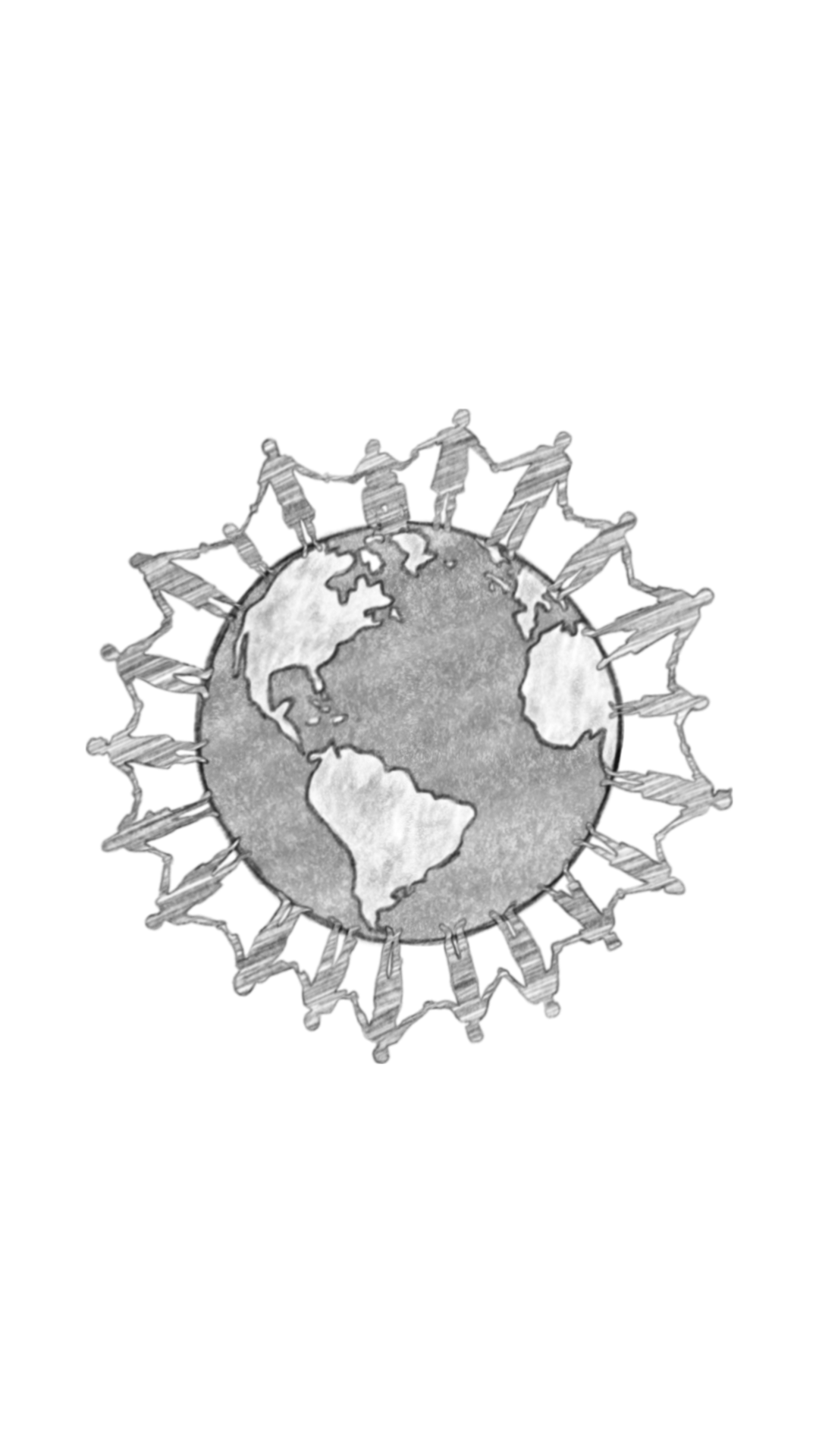 Original Globe and Human Harmony line artwork